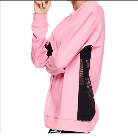 PINK Victoria's Secret Tops - VS PINK Mesh Sided Crew